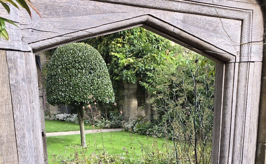 garden doorway at Nymans in East Sussex
